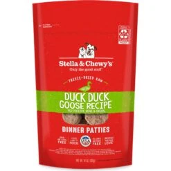 Stella & Chewy's Absolutely Rabbit Dinner Patties Freeze-Dried Raw Dog Food & Stella & Chewy's Duck Duck Goose Dinner Patties Freeze-Dried Raw Dog Food -Snuggle Paws 567374 PT5. AC SS1800 V1657659930