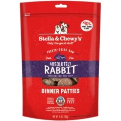 Stella & Chewy's Absolutely Rabbit Dinner Patties Freeze-Dried Raw Dog Food & Stella & Chewy's Stella's Super Beef Dinner Patties Freeze-Dried Raw Dog Food -Snuggle Paws 567462 PT5. AC SS1800 V1657659933