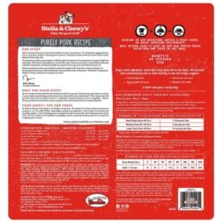 Stella & Chewy's Wild Red Variety Pack Grain-Free Wet Dog Food & Stella & Chewy's Meal Mixers Purely Pork Freeze-Dried Raw Dog Food Topper -Snuggle Paws 567766 PT2. AC SS1800 V1657659989