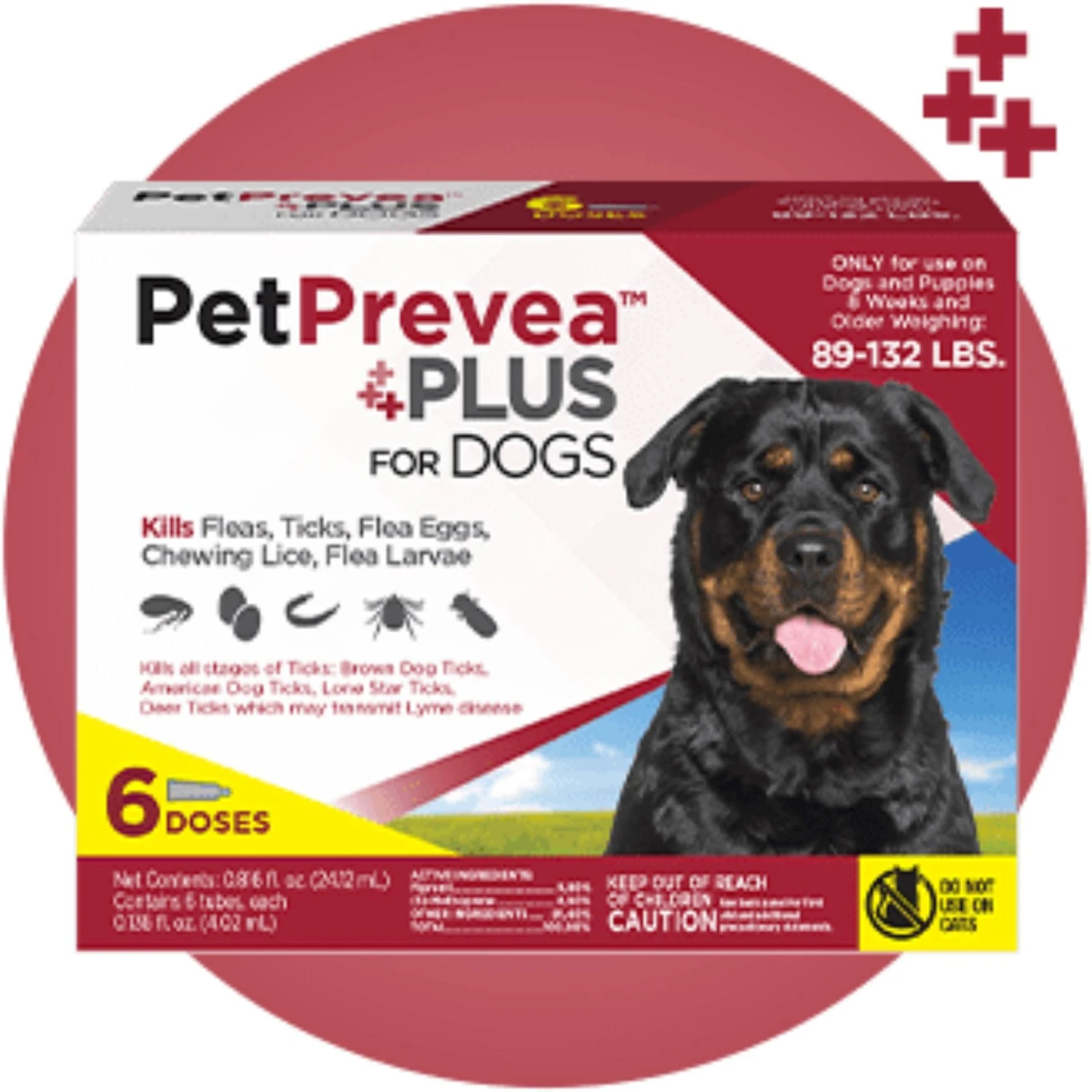 PetPrevea Plus Spot Treatment For Dogs, 89-132-lbs 3 PetPrevea Plus Spot Treatment For Dogs, 89-132-lbs