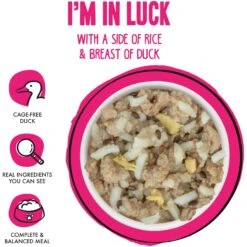 Weruva Best Fido Friend Fun Size Meals I'm In Luck Wet Dog Food, 2.75-oz Cup, Case Of 12 -Snuggle Paws 578190 PT2. AC SS1800 V1694458882