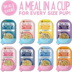 Weruva Meals 'n More Natural Wet Dog Food, Amazon Livin' Plus Digestive Support, 3.5-oz Cup, 12 Count -Snuggle Paws 578446 PT4. AC SS1800 V1695828706