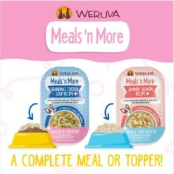 Weruva Meals 'n More Natural Wet Dog Food, Amazon Livin' Plus Digestive Support, 3.5-oz Cup, 12 Count -Snuggle Paws 578446 PT6. AC SS1800 V1695843947