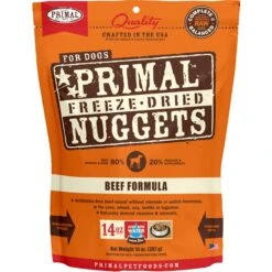 Primal Beef Formula Nuggets Grain-Free Raw Freeze-Dried Dog Food