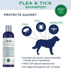 Richard's Organics Flea & Tick Shampoo 8 Richard's Organics Flea & Tick Shampoo -Snuggle Paws 58602 PT3. AC SS1800 V1617058660