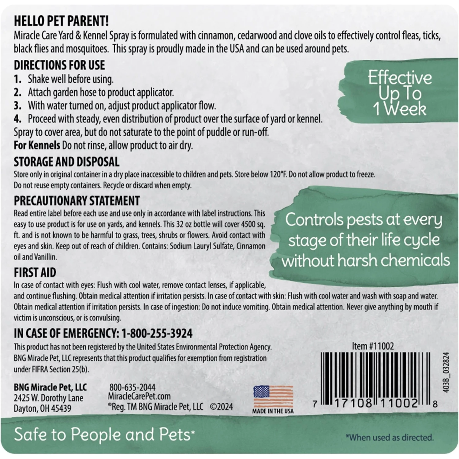 Natural Chemistry Natural Yard & Kennel Spray 5 Natural Chemistry Natural Yard & Kennel Spray - Image 3