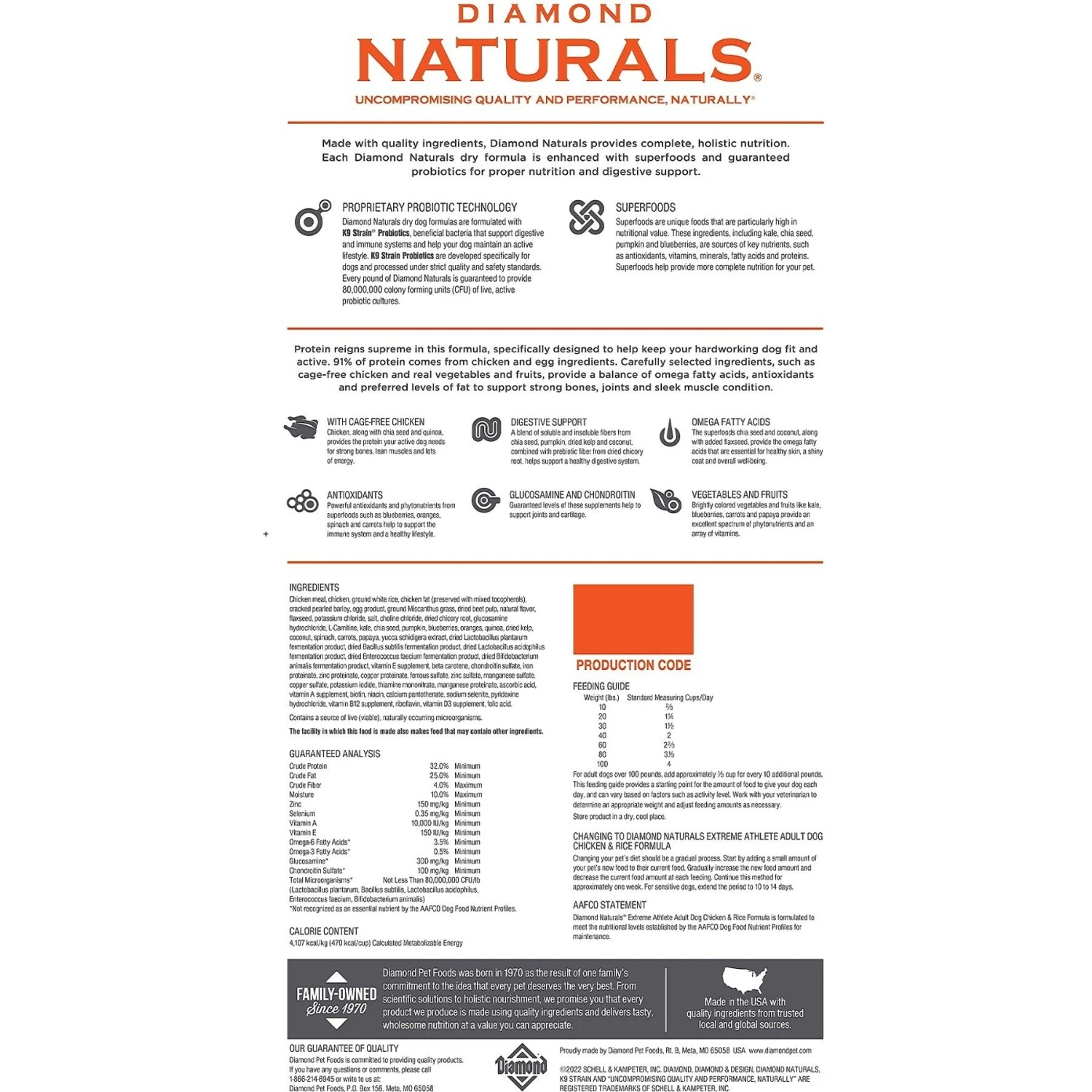 Diamond Naturals Extreme Athlete Formula Dry Dog Food 4 Diamond Naturals Extreme Athlete Formula Dry Dog Food - Image 2