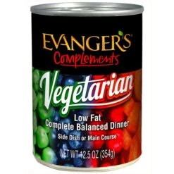 Evanger's Low Fat Vegetarian Dinner Canned Dog & Cat Food