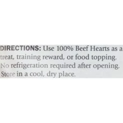 Evanger's Nothing But Natural Beef Hearts Gently Dried Dog & Cat Treats -Snuggle Paws 60033 PT5. AC SS1800 V1515780706