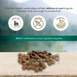 Addiction Grain-Free Le Lamb Dry Dog Food -Snuggle Paws 60103 PT2. AC SS1800 V1605910607