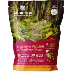 Addiction Homestyle Venison & Cranberry Dinner Raw Dehydrated Dog Food