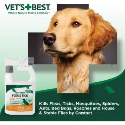 Vet's Best Flea + Tick Yard & Kennel Spray For Dogs -Snuggle Paws 60171 PT4. AC SS1800 V1567776492