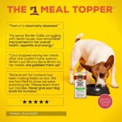 Brutus Broth Bone Broth Chicken Flavor Hip & Joint Human-Grade Dog Food Topper, 32-oz Box -Snuggle Paws 604862 PT4. AC SS1800 V1670425788