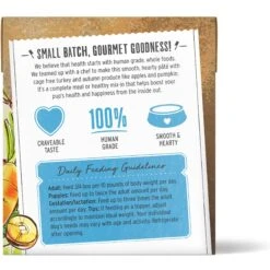 The Honest Kitchen Whole Food Clusters Chicken Recipe Small Breed Grain-Free Dog Food & The Honest Kitchen Butcher Block Pate Turkey & Autumn Veggies Pate Wet Dog Food -Snuggle Paws 609902 PT6. AC SS1800 V1660745664