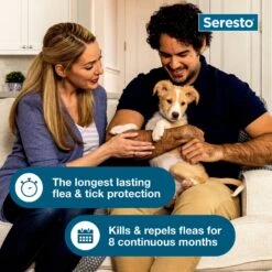 Seresto Flea & Tick Collar For Dogs, Up To 18 Lbs -Snuggle Paws 61517 PT5. AC SS1800 V1683653626