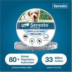 Seresto Flea & Tick Collar For Dogs, Up To 18 Lbs -Snuggle Paws 61517 PT6. AC SS1800 V1683653626