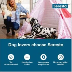 Seresto Flea & Tick Collar For Dogs, Over 18 Lbs -Snuggle Paws 61519 PT2. AC SS1800 V1683653655