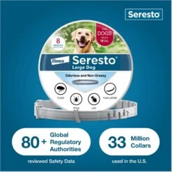 Seresto Flea & Tick Collar For Dogs, Over 18 Lbs -Snuggle Paws 61519 PT6. AC SS1800 V1683653594