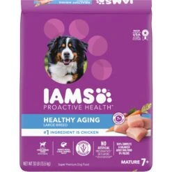 Iams Proactive Health Healthy Aging Large Breed Mature & Senior Formula With Real Chicken Dry Dog Food