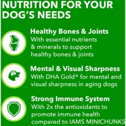 Iams Proactive Health Healthy Aging Mature & Senior Formula With Real Chicken Dry Dog Food 15 Iams Proactive Health Healthy Aging Mature & Senior Formula With Real Chicken Dry Dog Food -Snuggle Paws 62805 PT4. AC SS1800 V1668024582