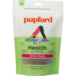 Pupford Over The Topper Salmon Recipe Freeze-Dried Dog Food Topper, 6-oz Bag -Snuggle Paws 629342 PT3. AC SS1800 V1668730064