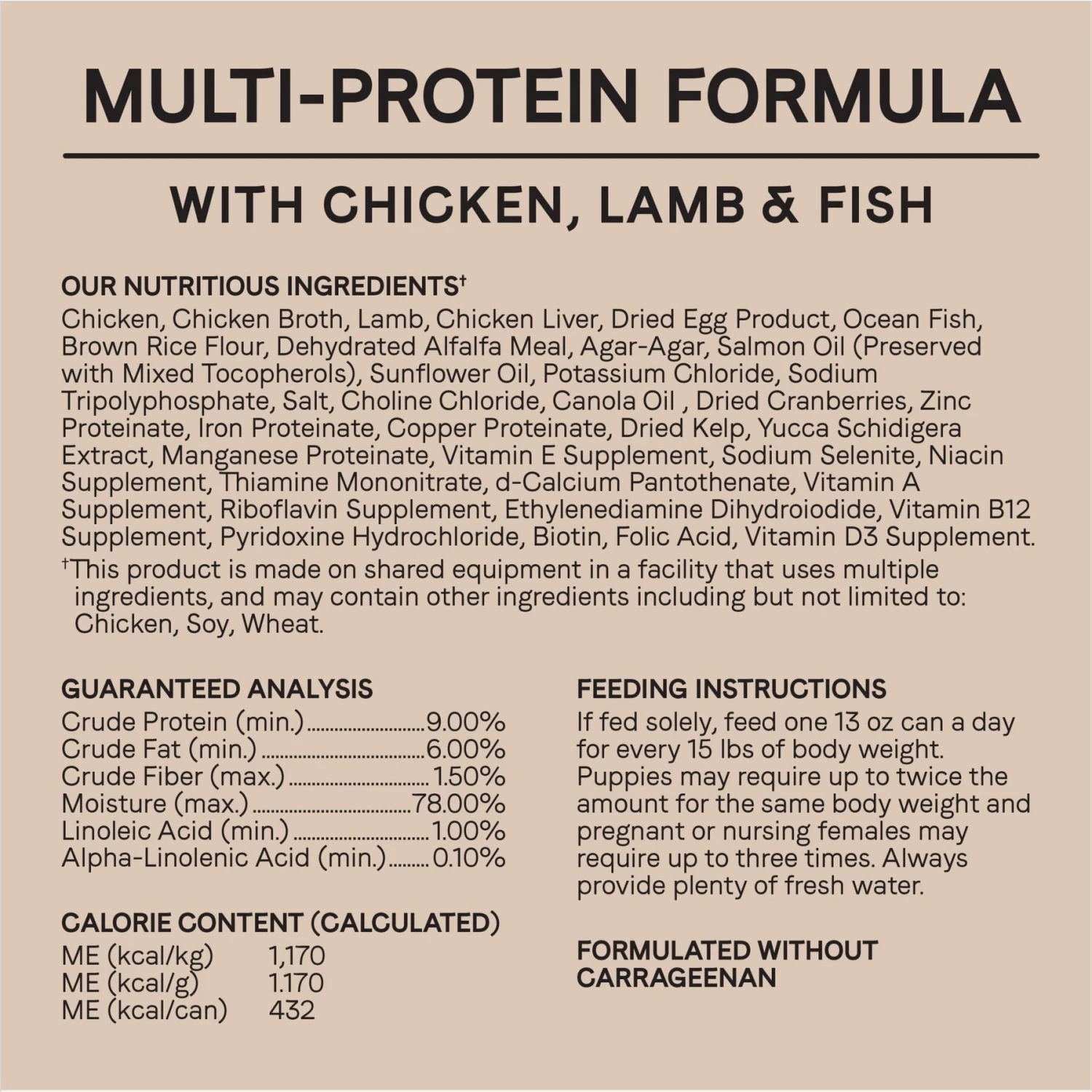 CANIDAE All Life Stages Chicken, Lamb & Fish Formula Canned Dog Food & CANIDAE All Life Stages Chicken & Rice Formula Canned Dog Food 7 CANIDAE All Life Stages Chicken, Lamb & Fish Formula Canned Dog Food & CANIDAE All Life Stages Chicken & Rice Formula Canned Dog Food - Image 5