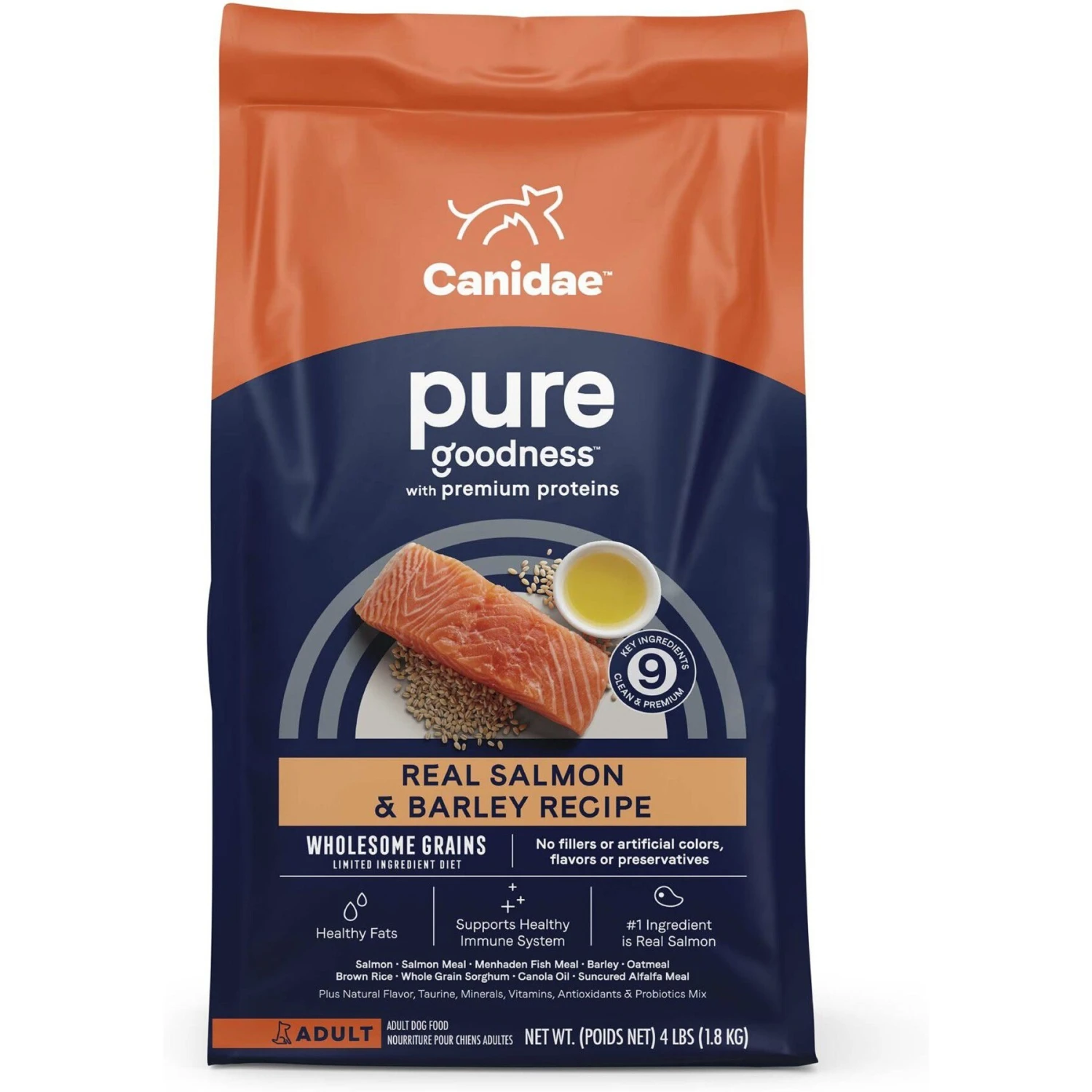 CANIDAE PURE With Wholesome Grains Real Beef & Barley Recipe Adult Dry Dog Food & CANIDAE PURE With Wholesome Grains Real Salmon & Barley Recipe Adult Dry Dog Food 8 CANIDAE PURE With Wholesome Grains Real Beef & Barley Recipe Adult Dry Dog Food & CANIDAE PURE With Wholesome Grains Real Salmon & Barley Recipe Adult Dry Dog Food - Image 6