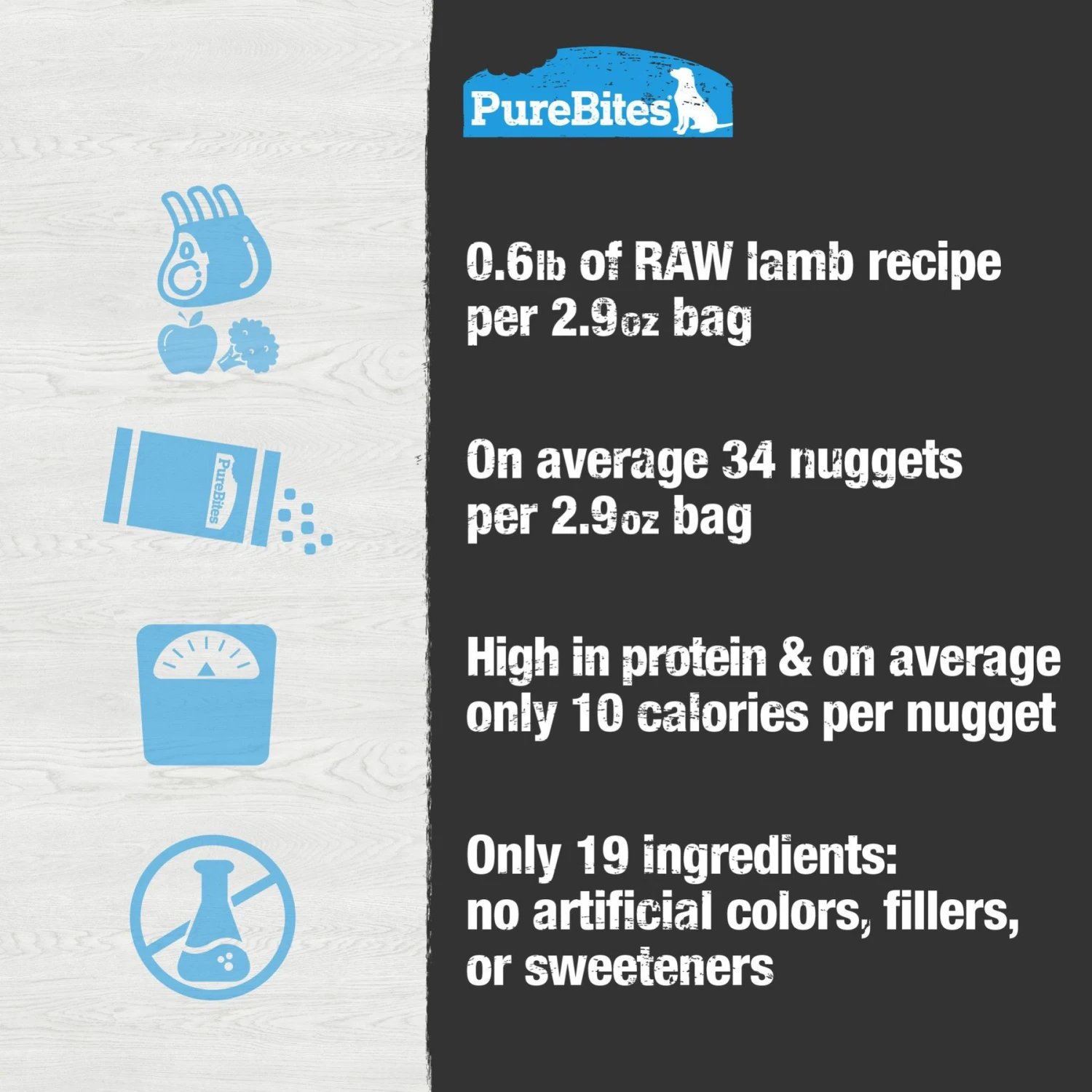 PureBites Lamb Freeze-Dried Topper For Dogs 7 PureBites Lamb Freeze-Dried Topper For Dogs - Image 5