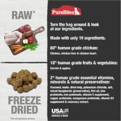 PureBites Chicken Freeze-Dried Topper For Dogs 10 PureBites Chicken Freeze-Dried Topper For Dogs -Snuggle Paws 639406 PT2. AC SS1800 V1677600855