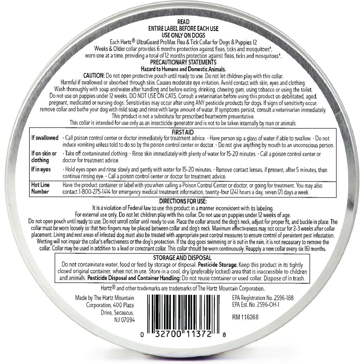 Hartz Ultra Guard ProMax Flea & Tick Collar For Dogs, 2 Collars (12-mos. Supply) & Hartz Nature's Shield Natural Flea & Tick Home Spray 5 Hartz Ultra Guard ProMax Flea & Tick Collar For Dogs, 2 Collars (12-mos. Supply) & Hartz Nature's Shield Natural Flea & Tick Home Spray - Image 3