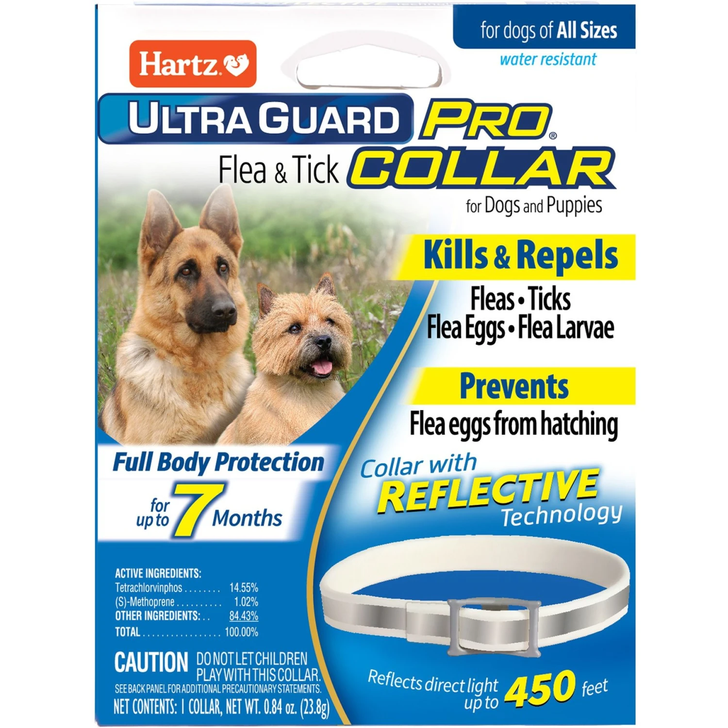Hartz UltraGuard Pro Reflecting Flea & Tick Collar For Dogs & Puppies & Hartz Nature's Shield Natural Flea & Tick Home Spray 4 Hartz UltraGuard Pro Reflecting Flea & Tick Collar For Dogs & Puppies & Hartz Nature's Shield Natural Flea & Tick Home Spray - Image 2