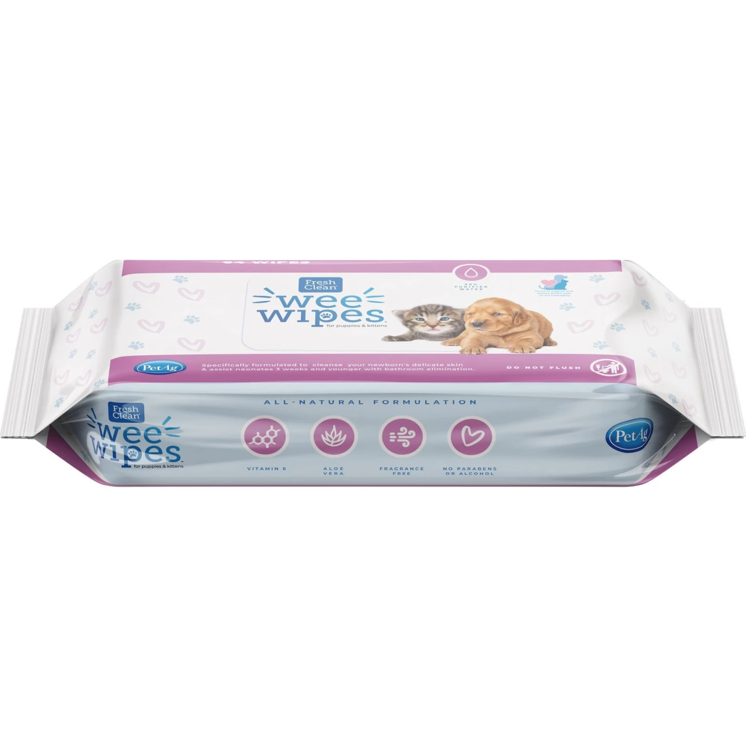 PetAg Wee Cat Dog & Small-Pet Wipes, 64 Count 4 PetAg Wee Cat Dog & Small-Pet Wipes, 64 Count - Image 2