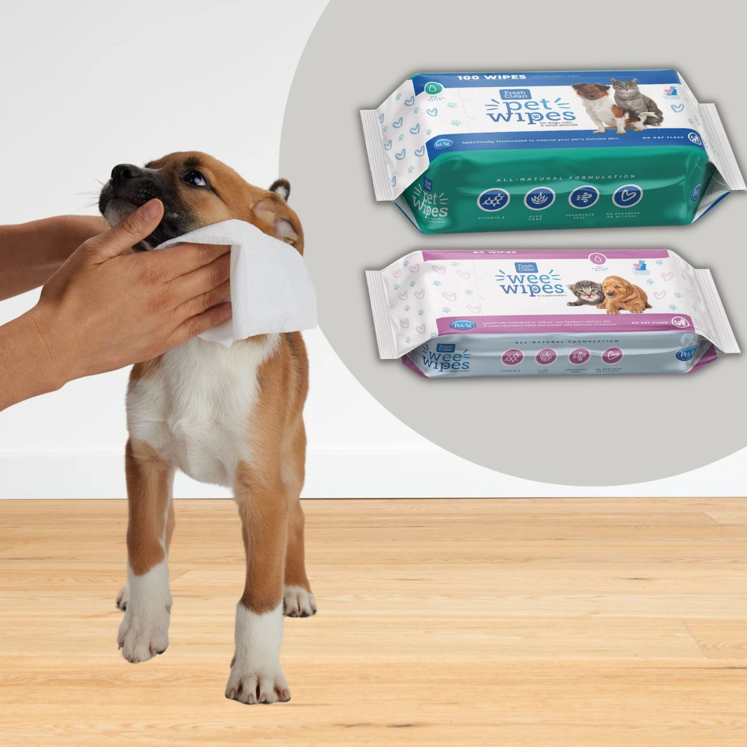 PetAg Wee Cat Dog & Small-Pet Wipes, 64 Count 8 PetAg Wee Cat Dog & Small-Pet Wipes, 64 Count - Image 6