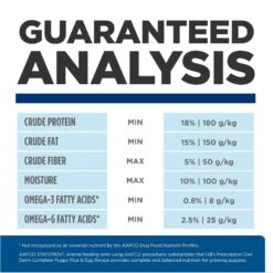Hill's Prescription Diet Derm Complete Puppy Environmental/Food Sensitivities Rice & Egg Recipe Dry Dog Food, 14.3-lb Bag -Snuggle Paws 647350 PT8. AC SS1800 V1663710646