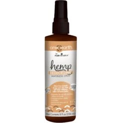 FURminator One Earth Hemp Hydrating Honey Scented Deodorizing Dog Spray, Orange, 8-oz Spray