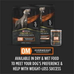 Purina Pro Plan Veterinary Diets OM Overweight Management Wet Dog Food -Snuggle Paws 65068 PT4. AC SS1800 V1700162200