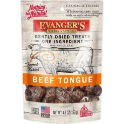 Evanger's Nothing But Natural Beef Tongue Gently Dried Dog & Cat Treats