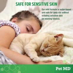 Pet MD Deodorizing Cucumber Melon Cat & Dog Body Spray, 8-oz Bottle -Snuggle Paws 654150 PT3. AC SS1800 V1665781411