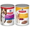 Hill's Science Diet Adult Chicken & Barley Entree Canned Dog Food & Hill's Science Diet Adult 7+ Beef & Barley Entree Canned Dog Food -Snuggle Paws 656918 MAIN. AC SS1800 V1665777227