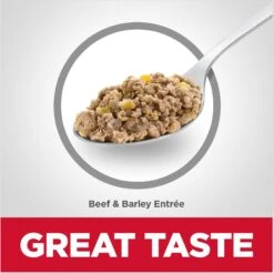 Hill's Science Diet Adult Beef & Barley Entree Canned Dog Food & Hill's Science Diet Adult 7+ Beef & Barley Entree Canned Dog Food -Snuggle Paws 656998 PT4. AC SS1800 V1665782183