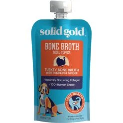 Solid Gold Turkey Grain-Free Bone Broth With Pumpkin & Ginger Dog Food + 2 Items -Snuggle Paws 657238 PT1. AC SS1800 V1665779600