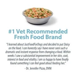 JustFoodForDogs Healthy Weight Variety Pack Human-Grade Fresh Whole Dog Food, 18-oz Pouch, Case Of 7  -Snuggle Paws 663406 PT4. AC SS1800 V1665438439