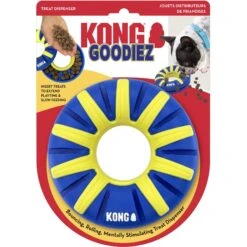 KONG Goodiez Ring Dog Toy, Blue, Medium -Snuggle Paws 666438 PT2. AC SS1800 V1666386028