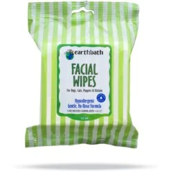 Earthbath Specialty Facial Wipes For Dogs & Cats