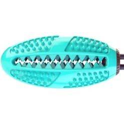 Pet Life 'Grip N' Play' Treat Dispensing Football Shaped Suction Cup Dog Toy -Snuggle Paws 667454 PT4. AC SS1800 V1665608127