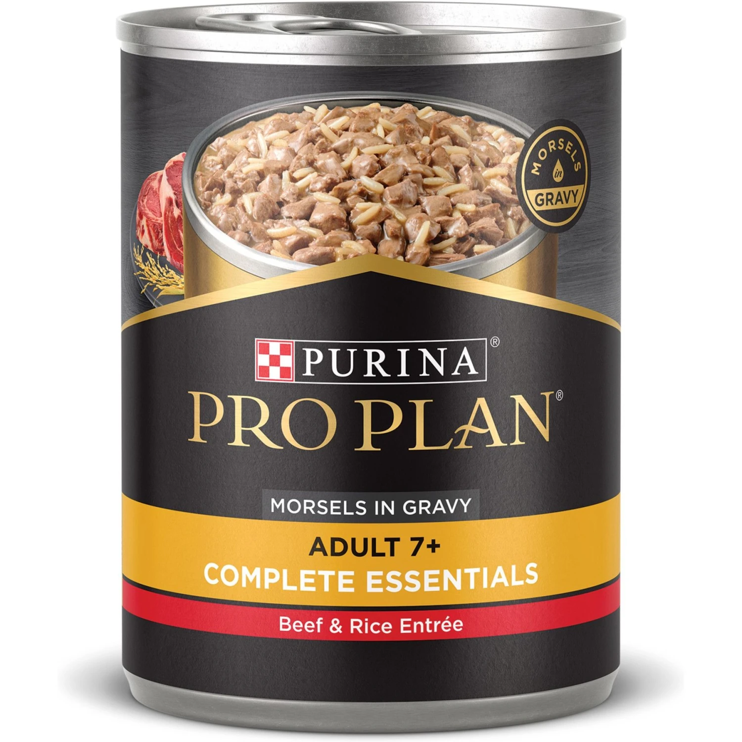 Purina Pro Plan Senior Beef & Rice Entree Canned Dog Food 3 Purina Pro Plan Senior Beef & Rice Entree Canned Dog Food