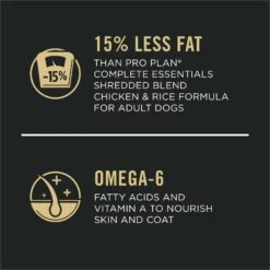 Purina Pro Plan Adult Weight Management Shredded Blend Chicken & Rice Formula Dry Dog Food -Snuggle Paws 67523 PT4. AC SS1800 V1649197074