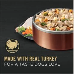 Purina Pro Plan Savor Adult Turkey & Vegetables Entree Slices In Gravy Canned Dog Food -Snuggle Paws 67640 PT2. AC SS1800 V1689791129