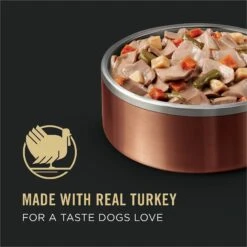 Purina Pro Plan Savor Adult Turkey & Vegetables Entree Slices In Gravy Canned Dog Food -Snuggle Paws 67640 PT8. AC SS1800 V1638307292