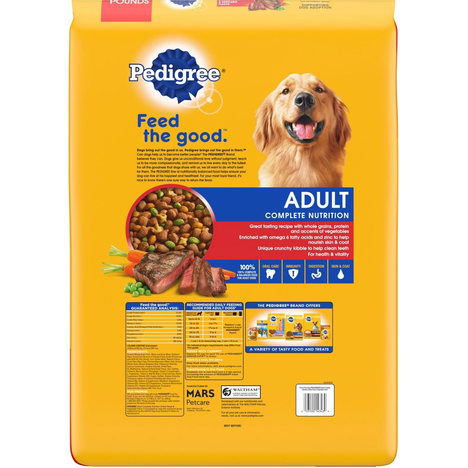 Pedigree Chopped Ground Dinner Beef, Bacon & Cheese Flavors Adult Wet Dog Food & Pedigree Complete Nutrition Grilled Steak & Vegetable Flavor Dog Kibble Adult Dry Dog Food 9 Pedigree Chopped Ground Dinner Beef, Bacon & Cheese Flavors Adult Wet Dog Food & Pedigree Complete Nutrition Grilled Steak & Vegetable Flavor Dog Kibble Adult Dry Dog Food - Image 7